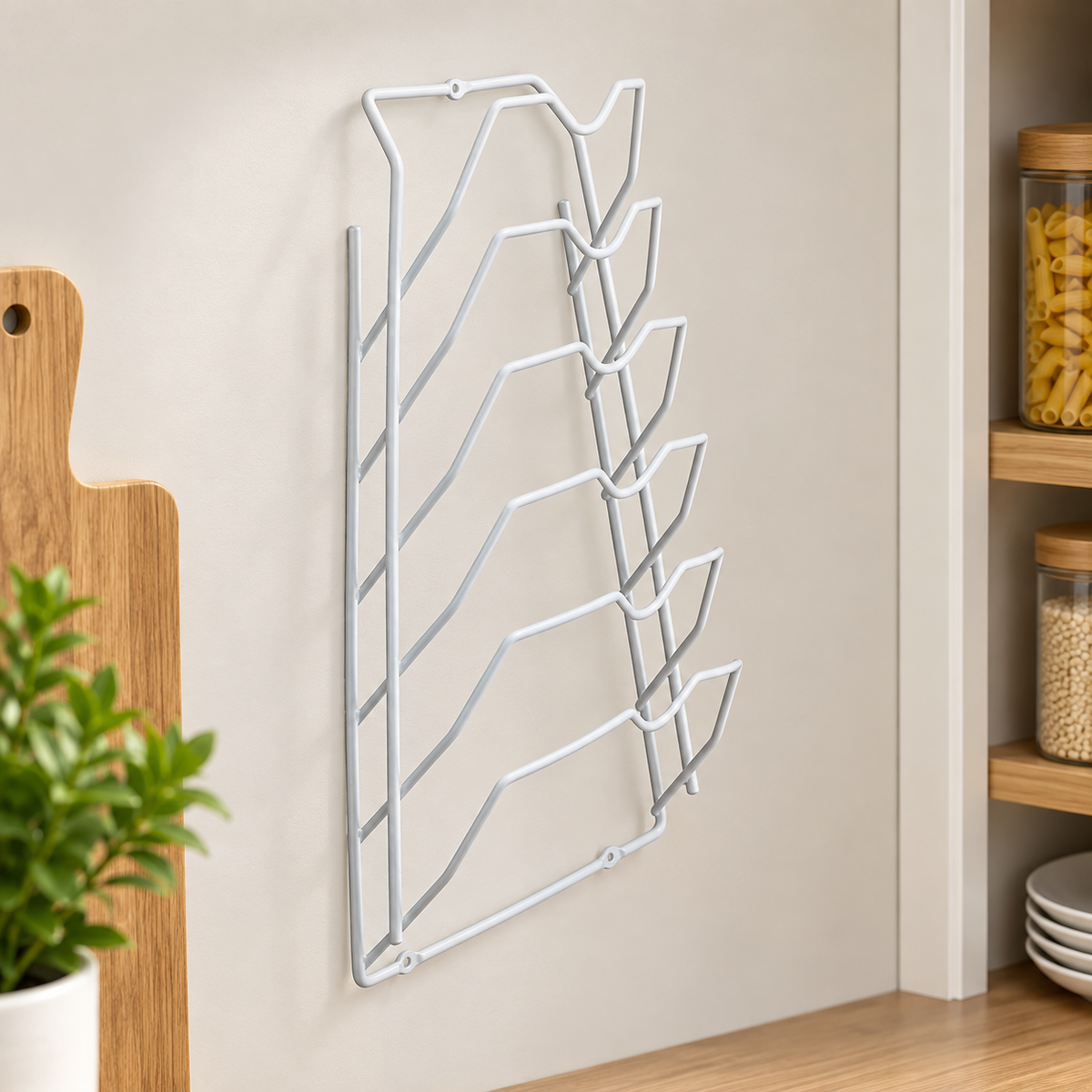 6-Tier Cabinet Lid Organizer