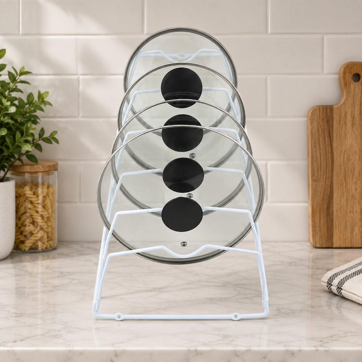 6-Tier Cabinet Lid Organizer