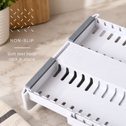 Adjustable Pan and Lid Organizer