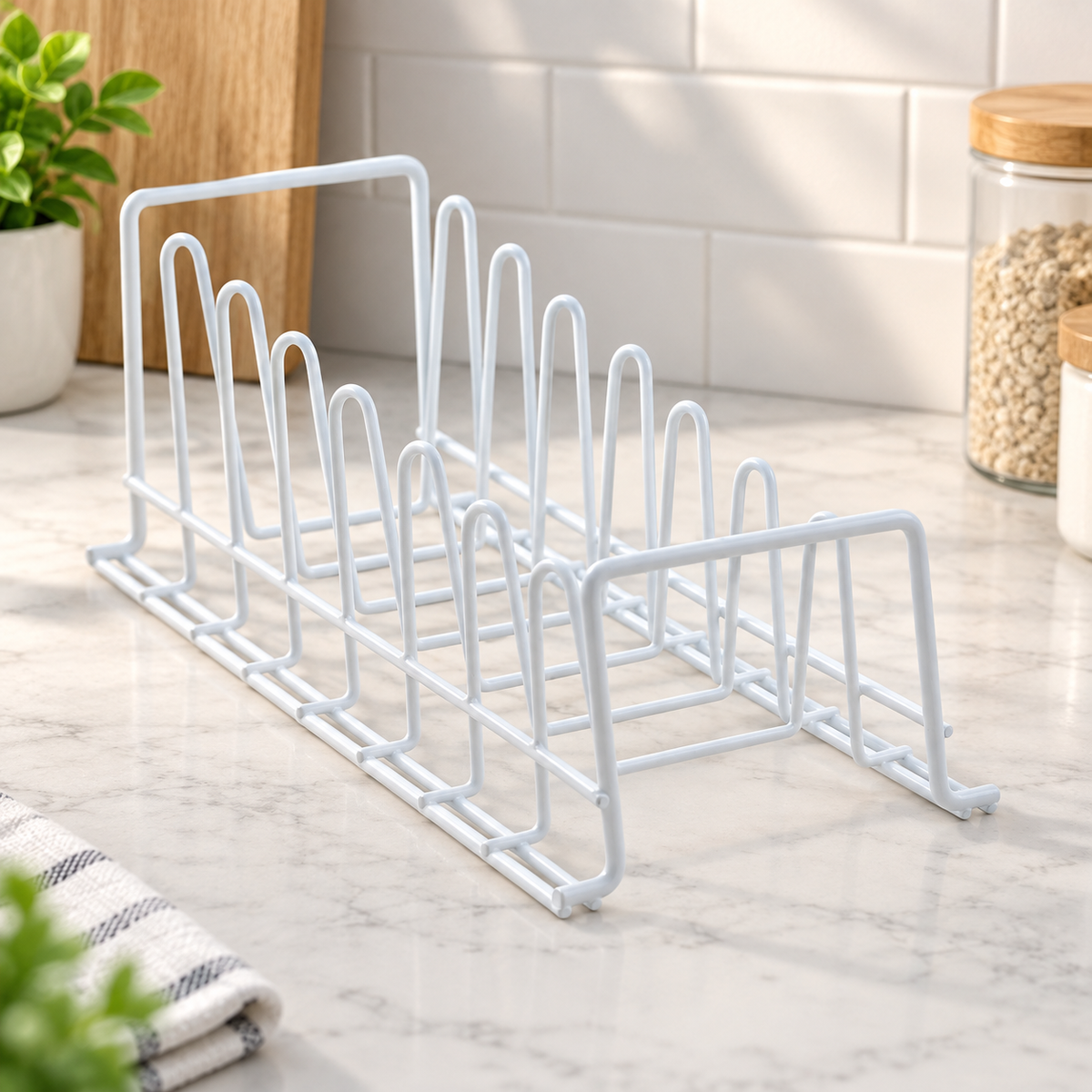 Deluxe Lid and Plate Organizer