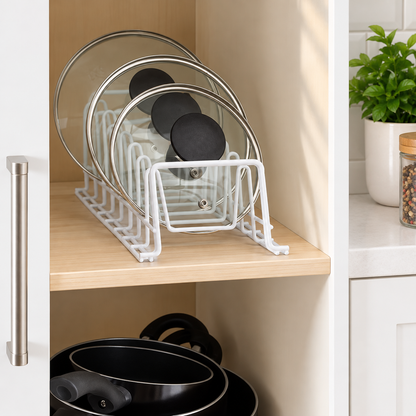 Deluxe Lid and Plate Organizer